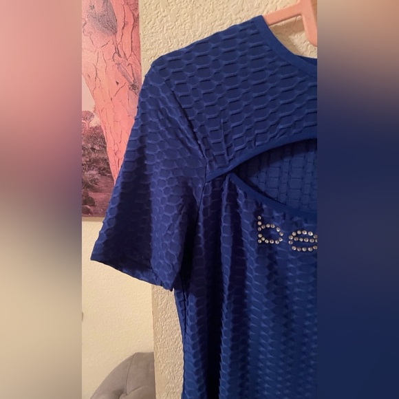 Bebe Womens blue dress size XL new - Picture 9 of 9